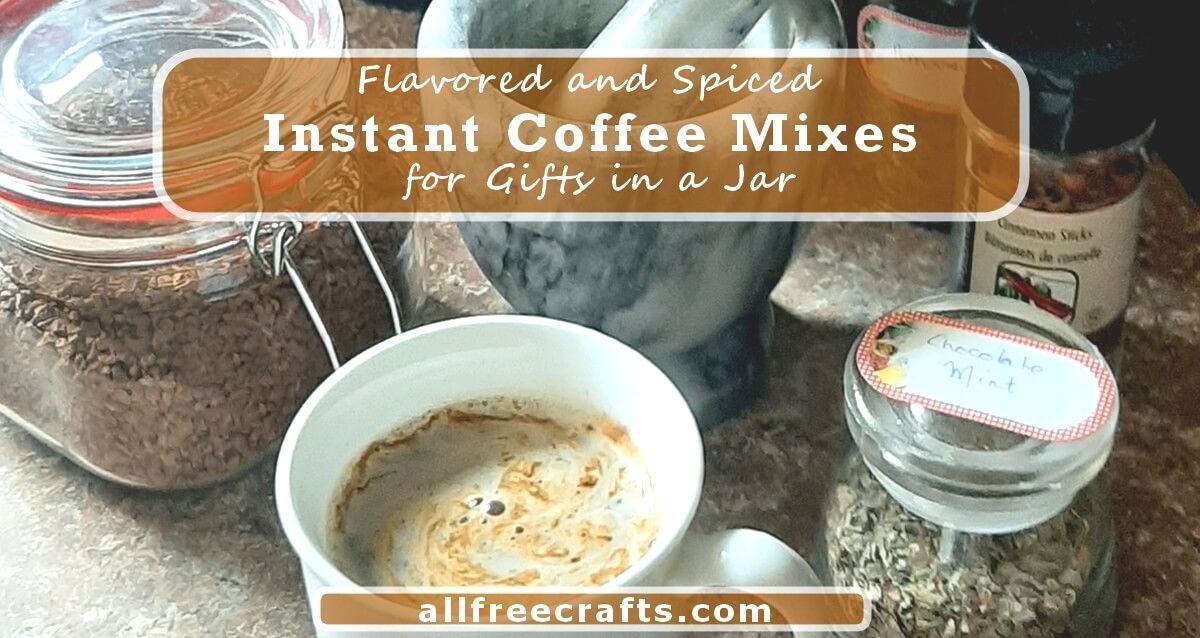 flavored instant coffee mixes