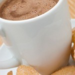hot chocolate in a mug