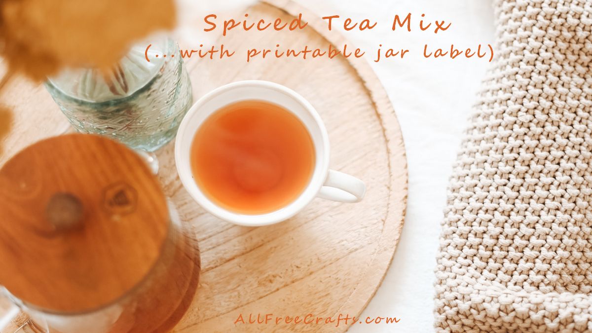 cup of spiced tea banner