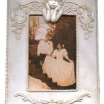 antiqued picture frame