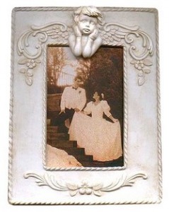 antiqued picture frame