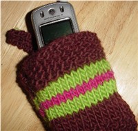cellphone cozy knitted