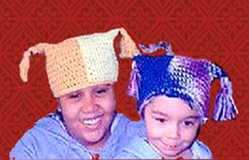 crocheted crazy hats for kids