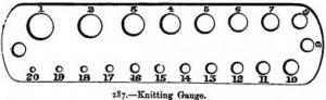 knitting gauge