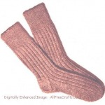 men's knitted socks