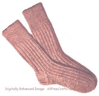 men's knitted socks