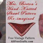 mrs beeton's victorian shawl reimagined