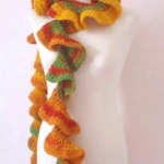 crocheted spiral scarf pattern