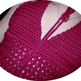 crocheted summer tank top