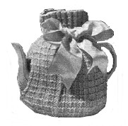 vintage knitted teapot cosy
