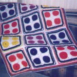 zinnia crocheted afghan