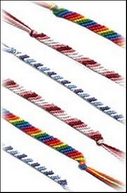 embroidery floss bracelets