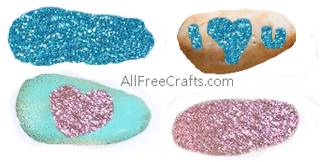 glitter rocks