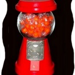 faux gumball machine