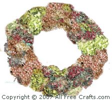 Homemade Dried Hydrangea Wreath