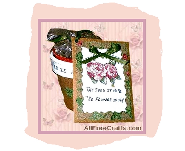 Seed Packet and Pot Gift