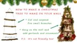 Christmas wall tree banner