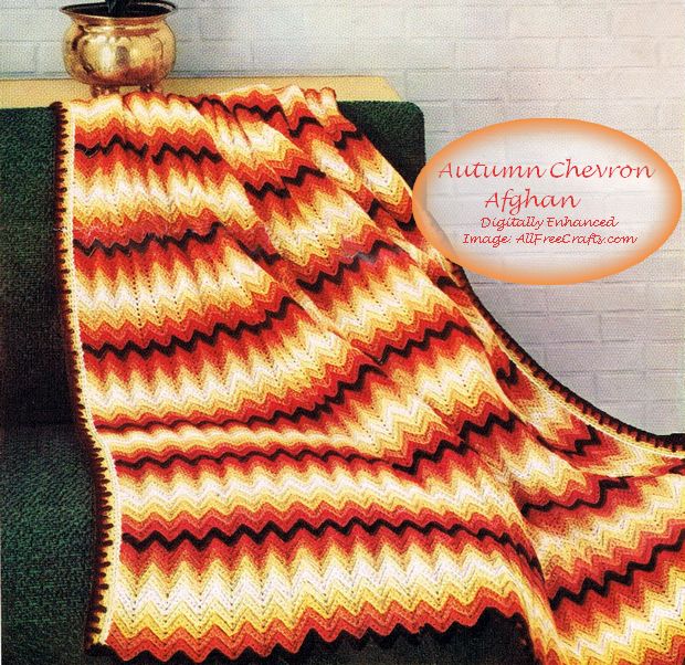 chevron crochet afghan pattern