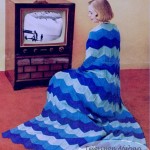 free crochet Television Afghan pattern
