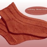 free knitted women's socks pattern from Lux Knitting Book