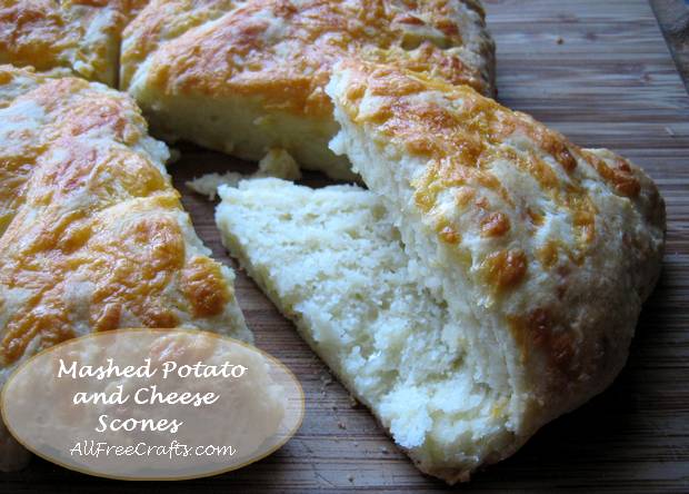 mashed potato and cheese scones