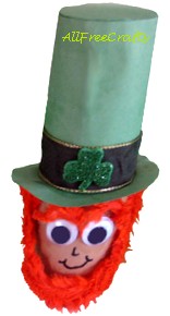 tall hat toilet paper roll leprechaun