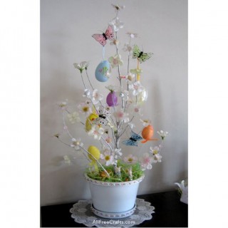 homemade Easter Tree