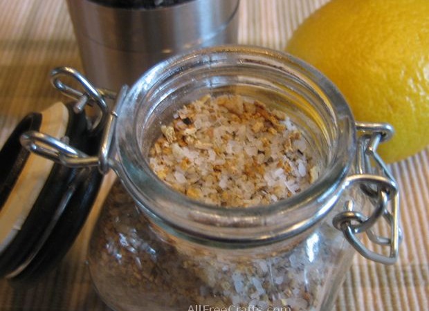homemade lemon pepper