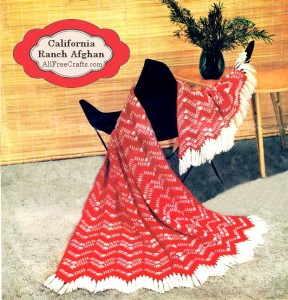 California Ranch Crocheted Afghan Pattern - AllFreeCrafts