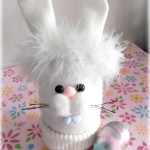 easter glove bunny