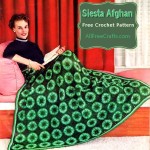 free vintage crochet pattern - siesta afghan