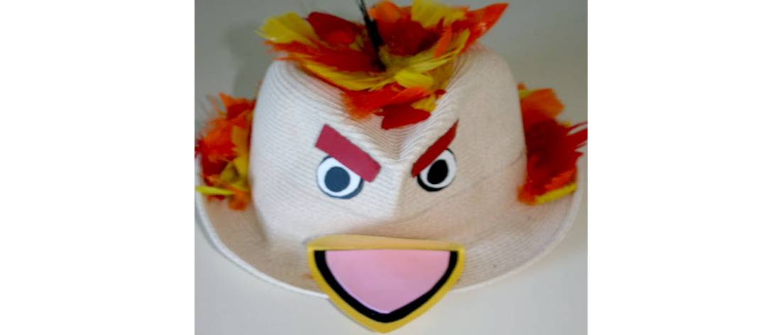 angry bird Easter hat