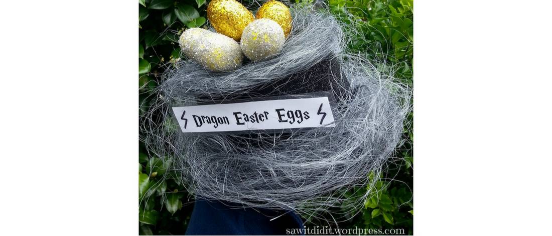 dragon's eggs Easter hat