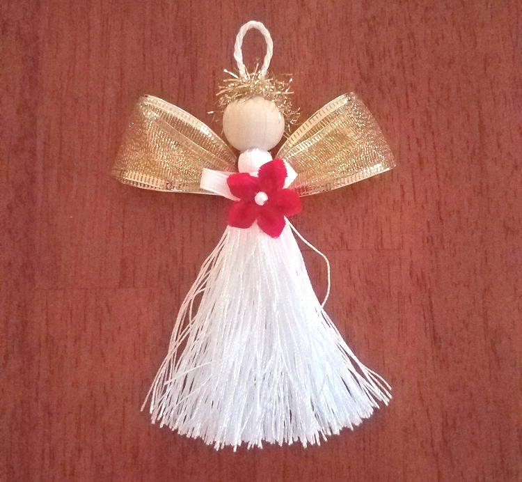 Tassel Angel - Craft Project from AllFreeCrafts.com