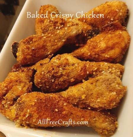 chicken baked in homemade coating