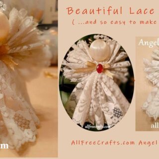 lace angel, angel assembly, banner