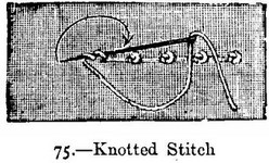 knotted stitch variation