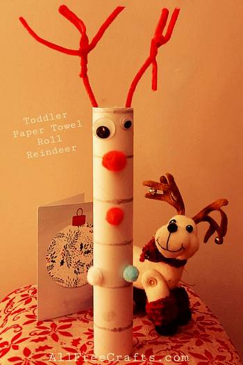 reindeer made by toddler