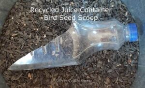 recycled juice container scoop