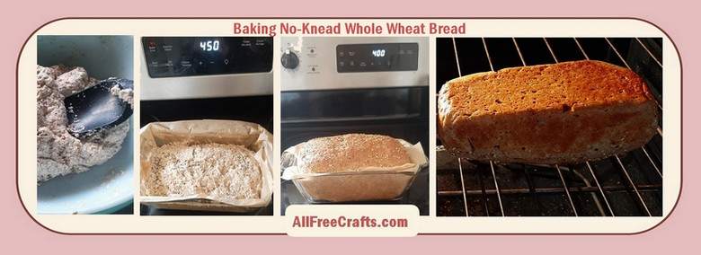 baking no-knead whole wheat bread