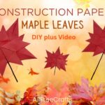 red maple leaves made from construction paper