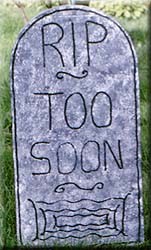 Halloween tombstones