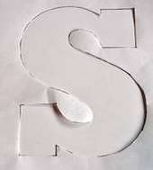 cut out letter