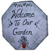 homemade garden stepping stone