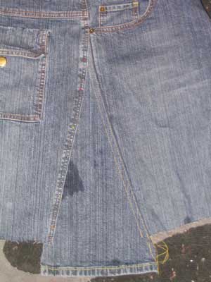 denim skirt pattern 1947