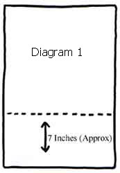 cutlery roll diagram